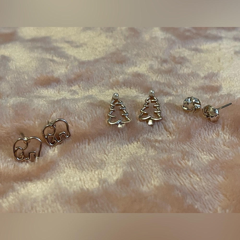 Rose Gold Earring Set